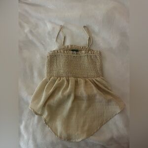 Forever 21 butter yellow cami top